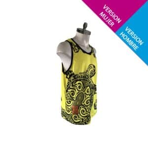 PLAYERA-TANK TRAINING TRIBAL TORTUGA AMARILLA