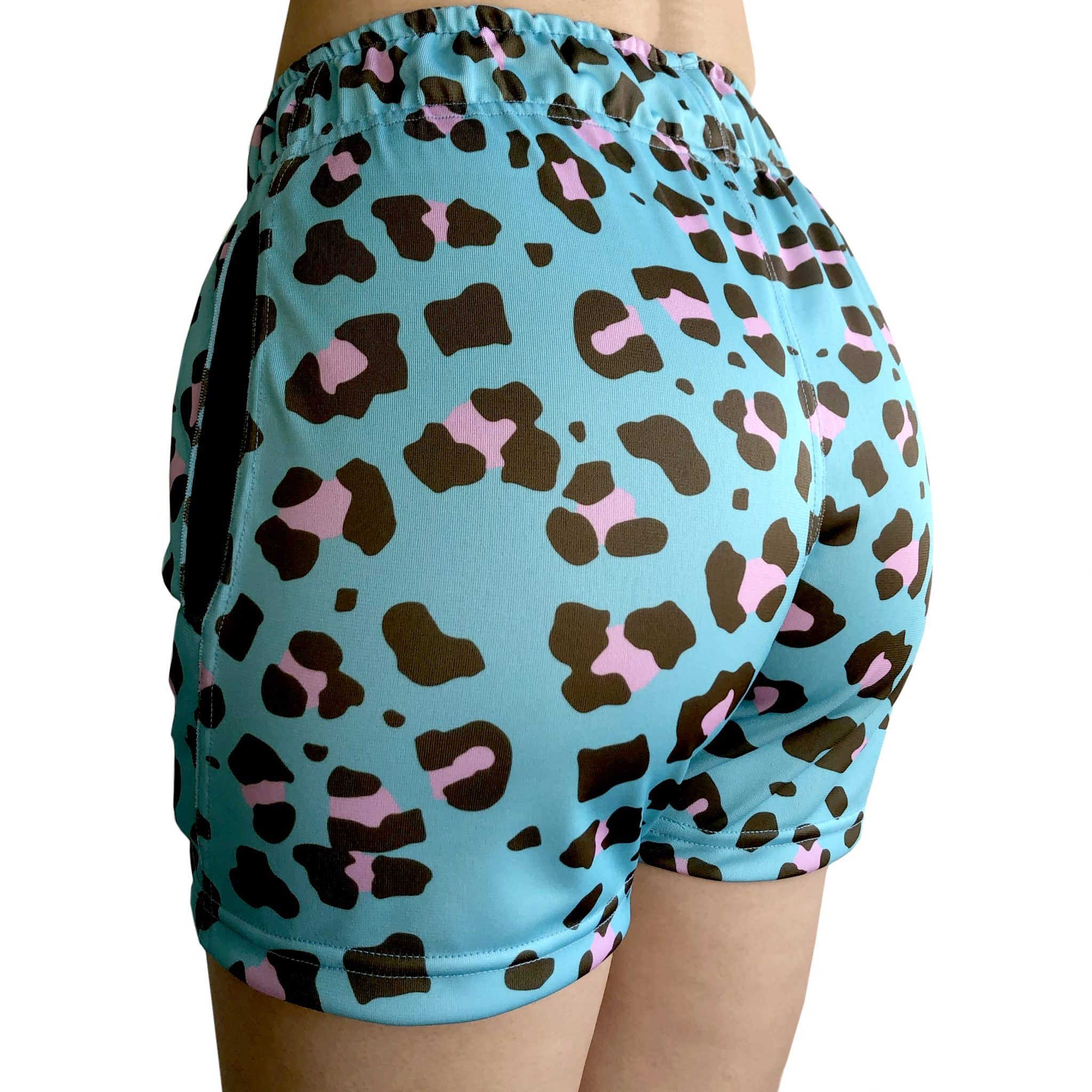 SHOR LARGO C/ BOLSILLOS LEOPARDO TURQUESA - Imagen 3