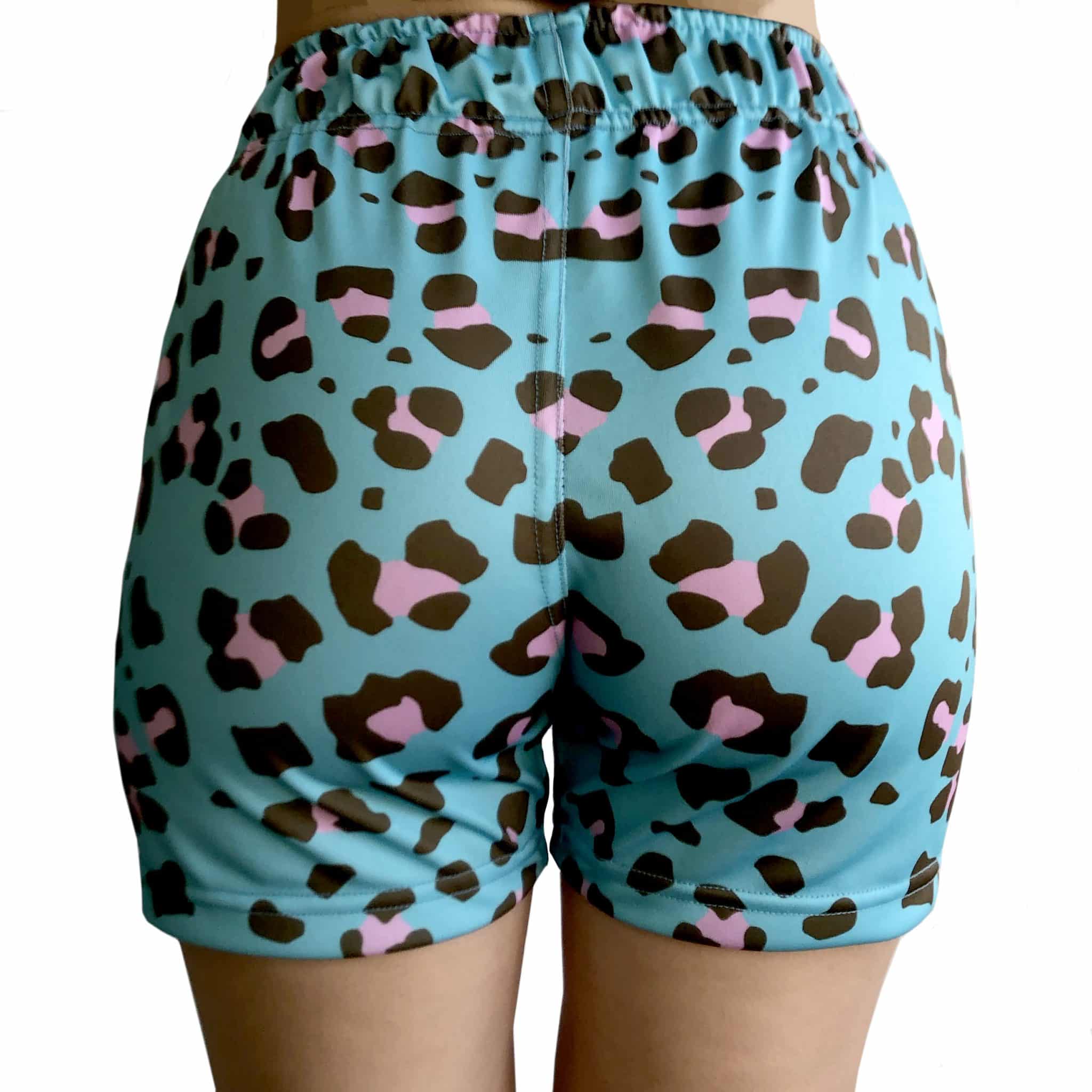 SHOR LARGO C/ BOLSILLOS LEOPARDO TURQUESA - Imagen 5