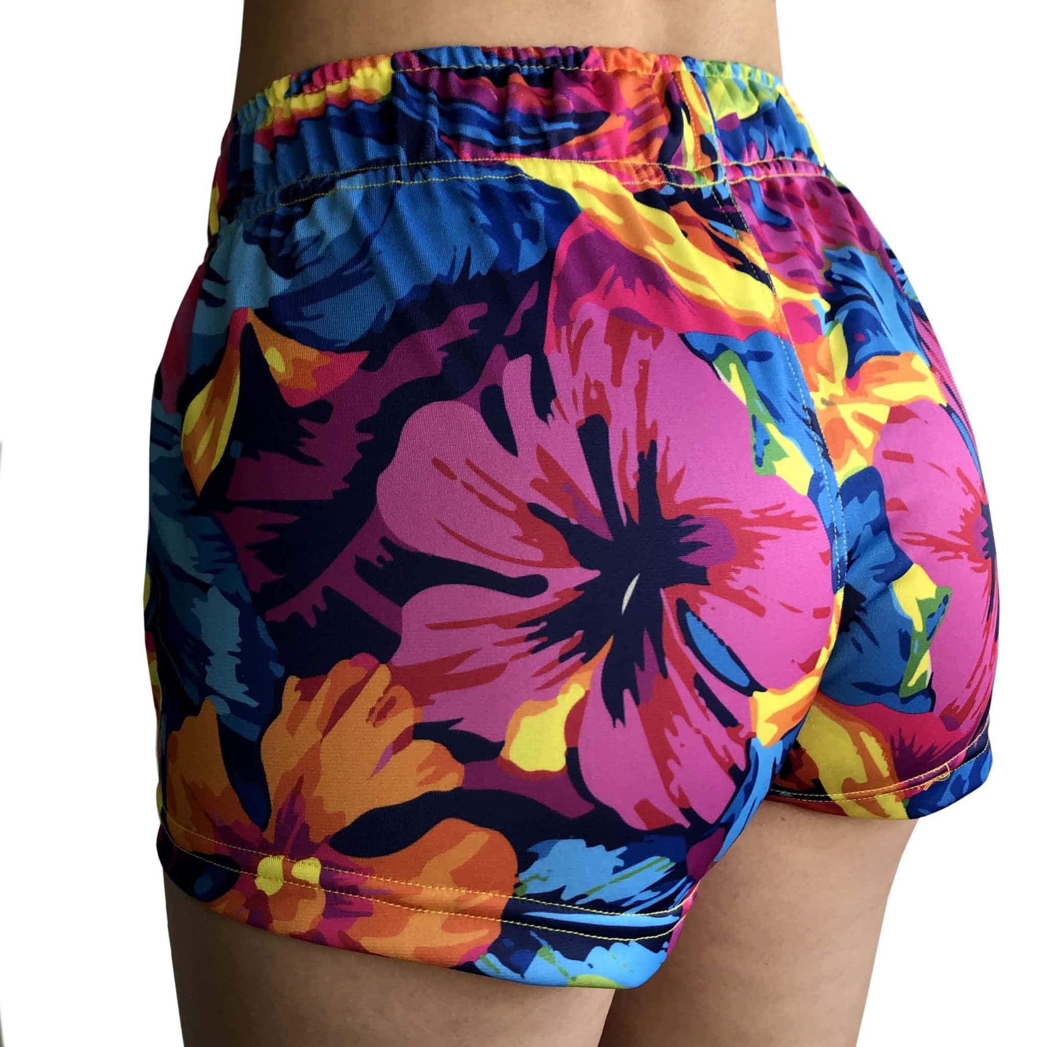 SHORT RUGBY TRAINING FLORES POLYNESICA MULTICOLOR - Imagen 5