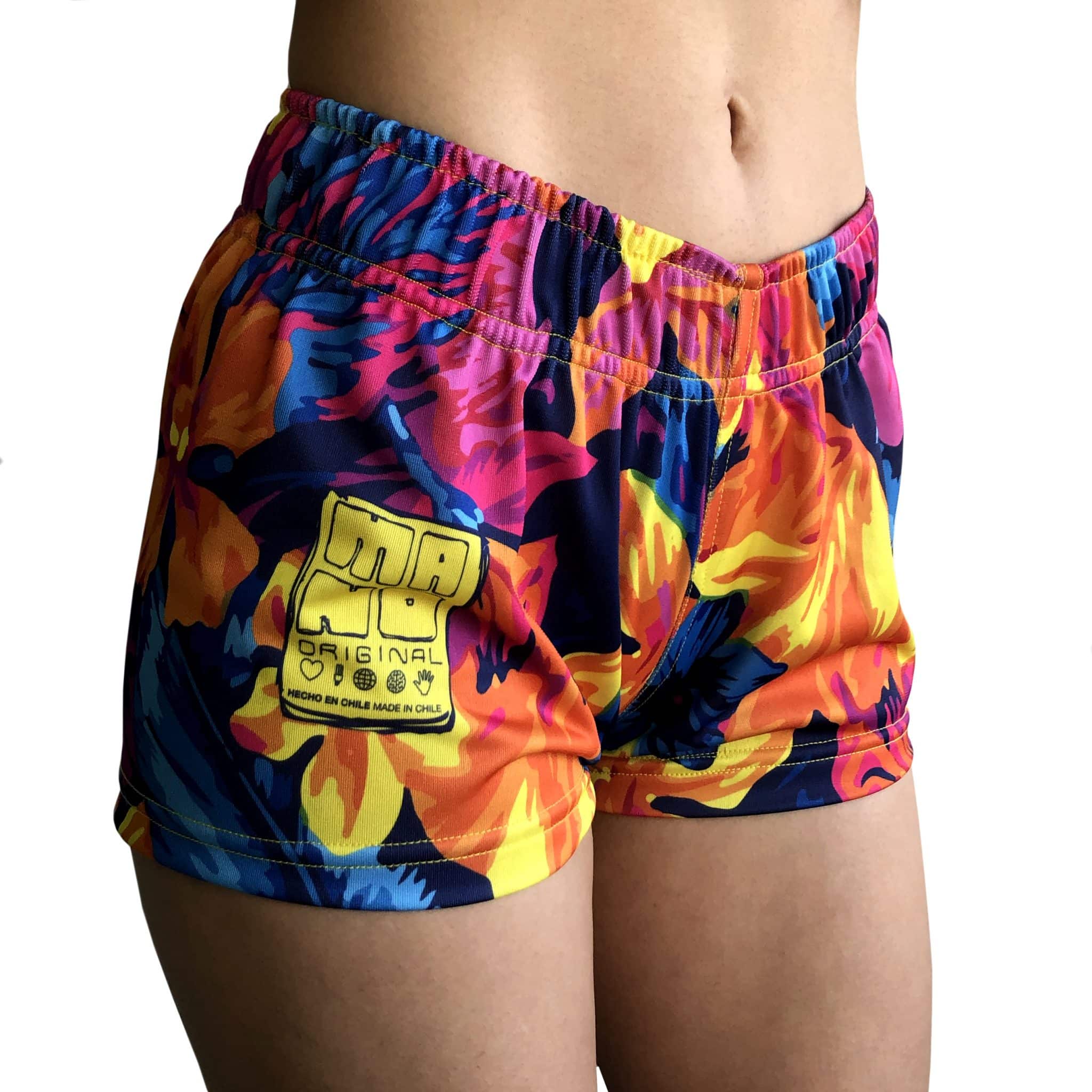 SHORT RUGBY TRAINING FLORES POLYNESICA MULTICOLOR - Imagen 3