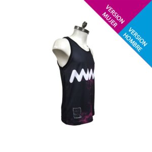 PLAYERA-TANK TRAINING NEGRA RAYO MAGENTA