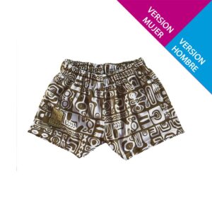 SHORT RUGBY TRAINING TRIBAL MAORI BROWN