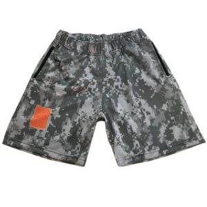 SHORT LARGO C/ BOLSILLOS CAMUFLAJE DIGITAL GRIS