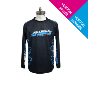 CAMISETA-JERSEY FREEFLY SKYDIVEANDES2017 NEGRA