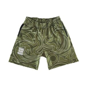 SHORT LARGO C/ BOLSILLOS TRIBAL VERDE