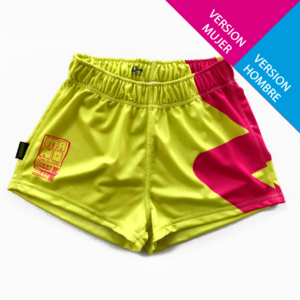 SHORT RUGBY TRAINING MANO AMARILLO MAGENTA